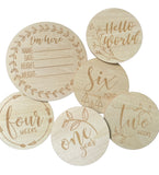 Double-sided Baby Milestone Cards-Beads-bubs.com