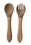 Eco-Friendly Bamboo and Silicone Baby Feeding Set