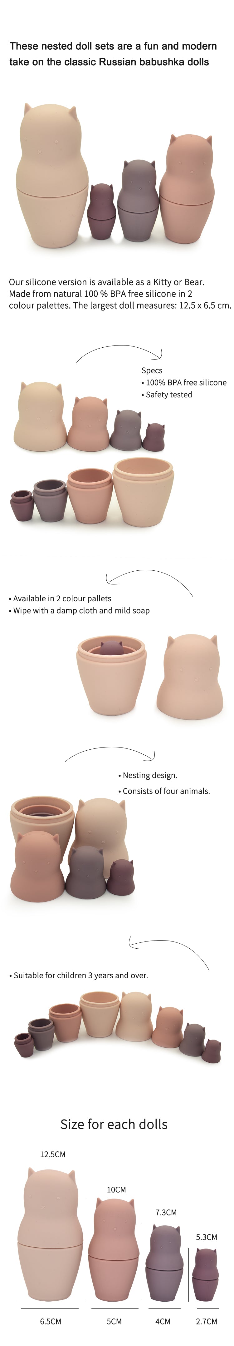 Silicone Nesting Dolls
