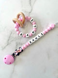Personalised Dummy Chain - Limited Edition Girl Mouse