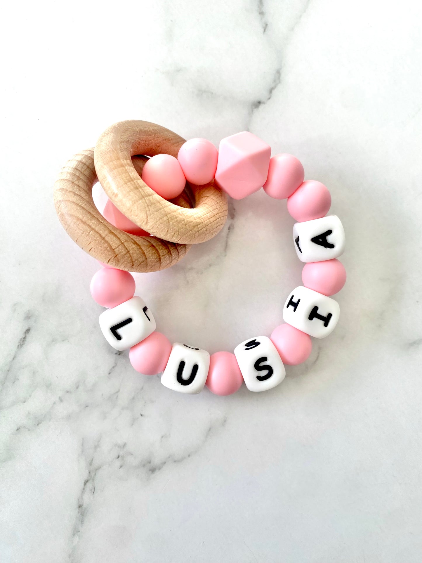 Personalised Dummy Chain - Coloured Flower