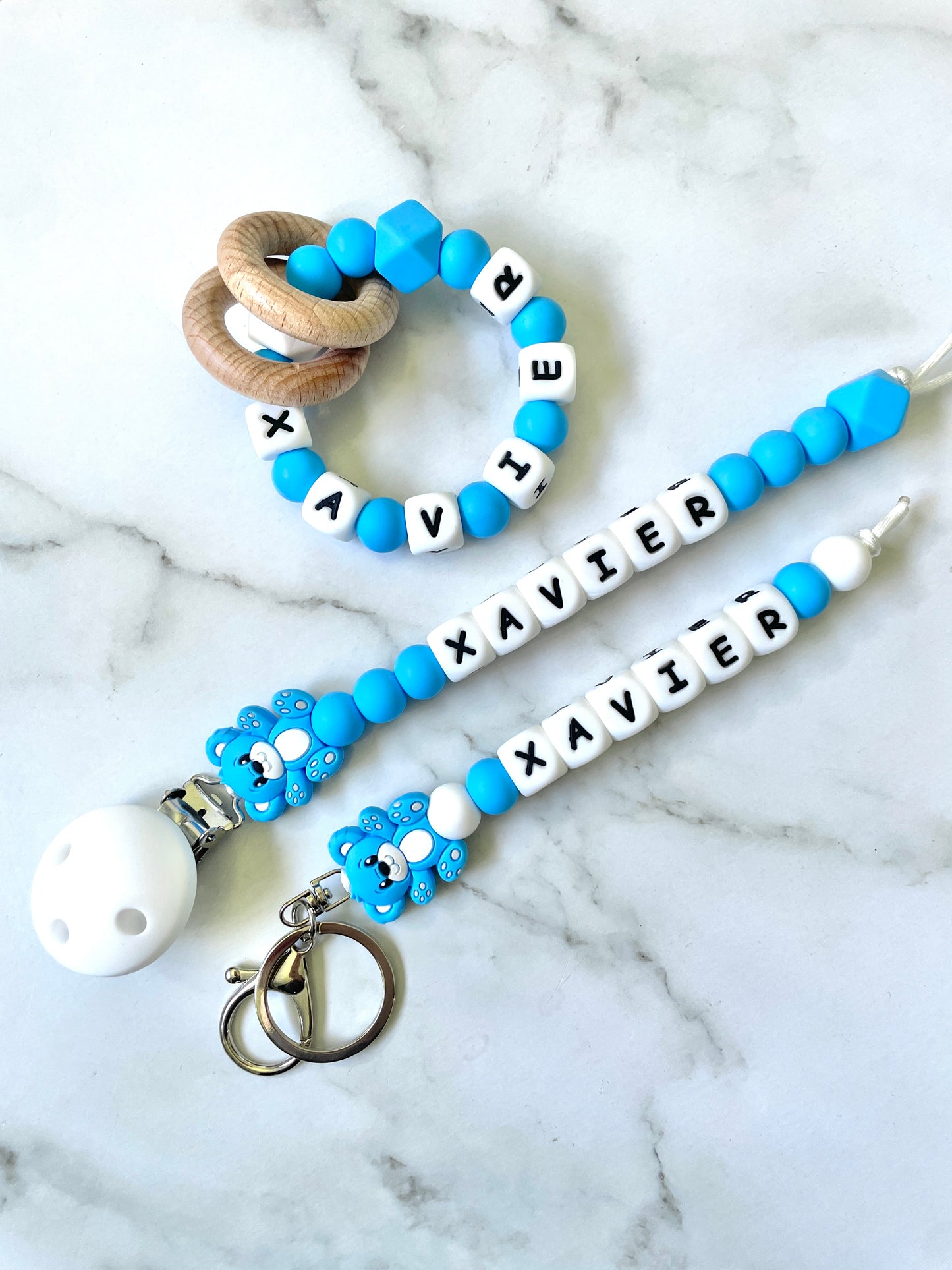 Personalised Dummy Chain - Teddy