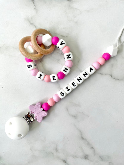 Personalised Dummy Chain - Butterfly