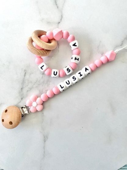 Personalised Dummy Chain - Coloured Flower