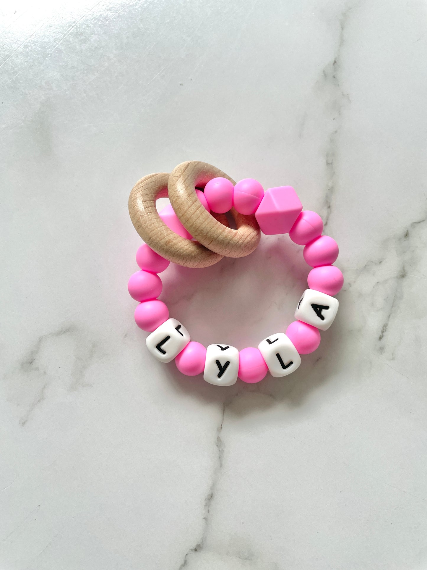 Personalised Dummy Chain - Coloured Flower