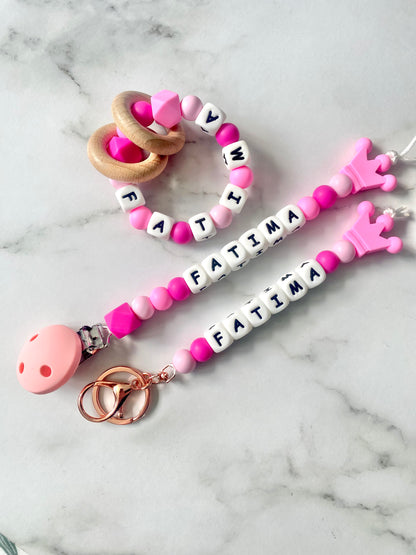 Personalised Dummy Chain - Princess