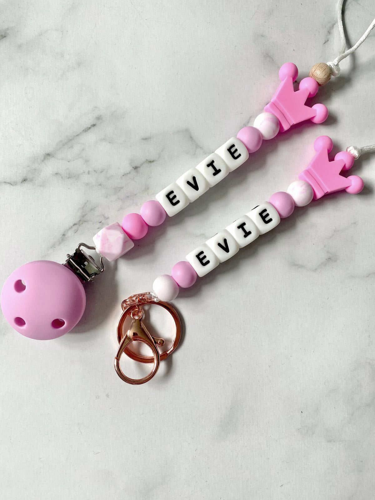 Personalised Dummy Chain - Princess