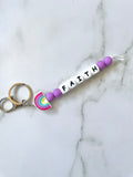 Personalised Rainbow Keyrings