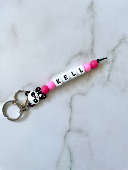 Personalised Panda Keyrings