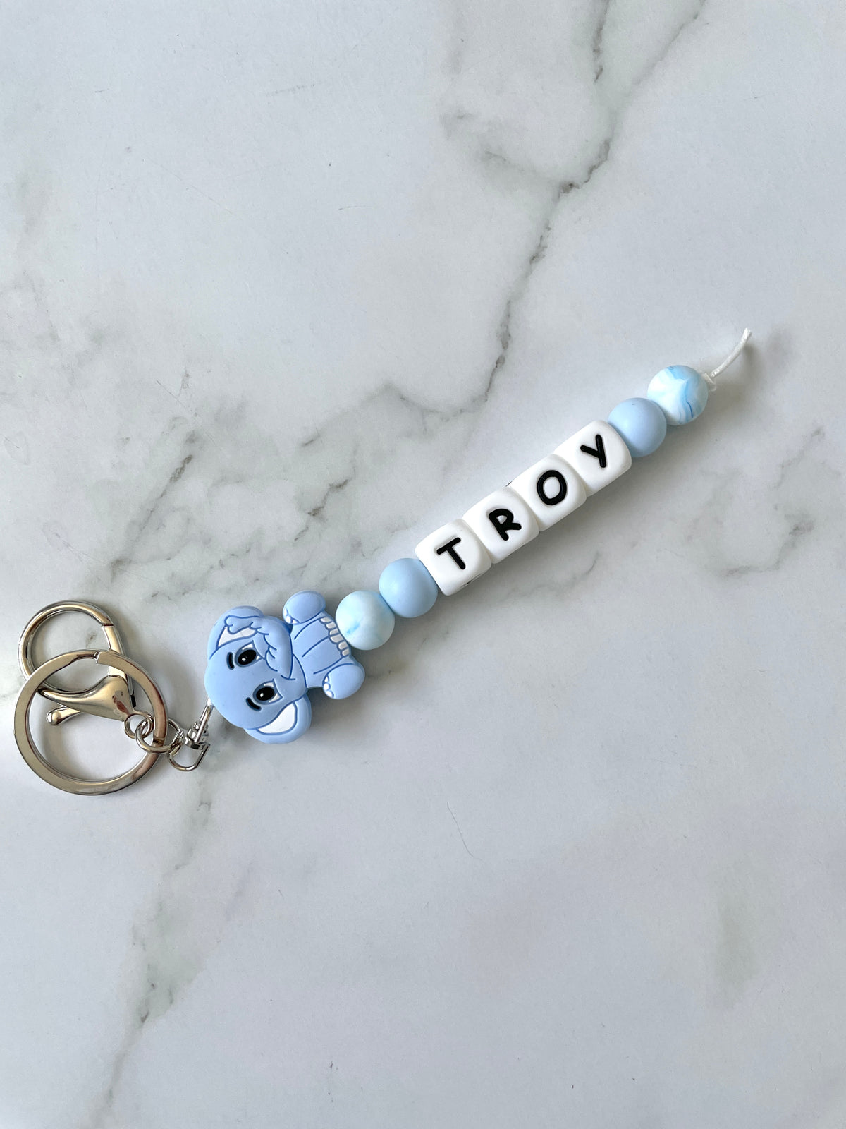 Personalised Elephant Keyrings