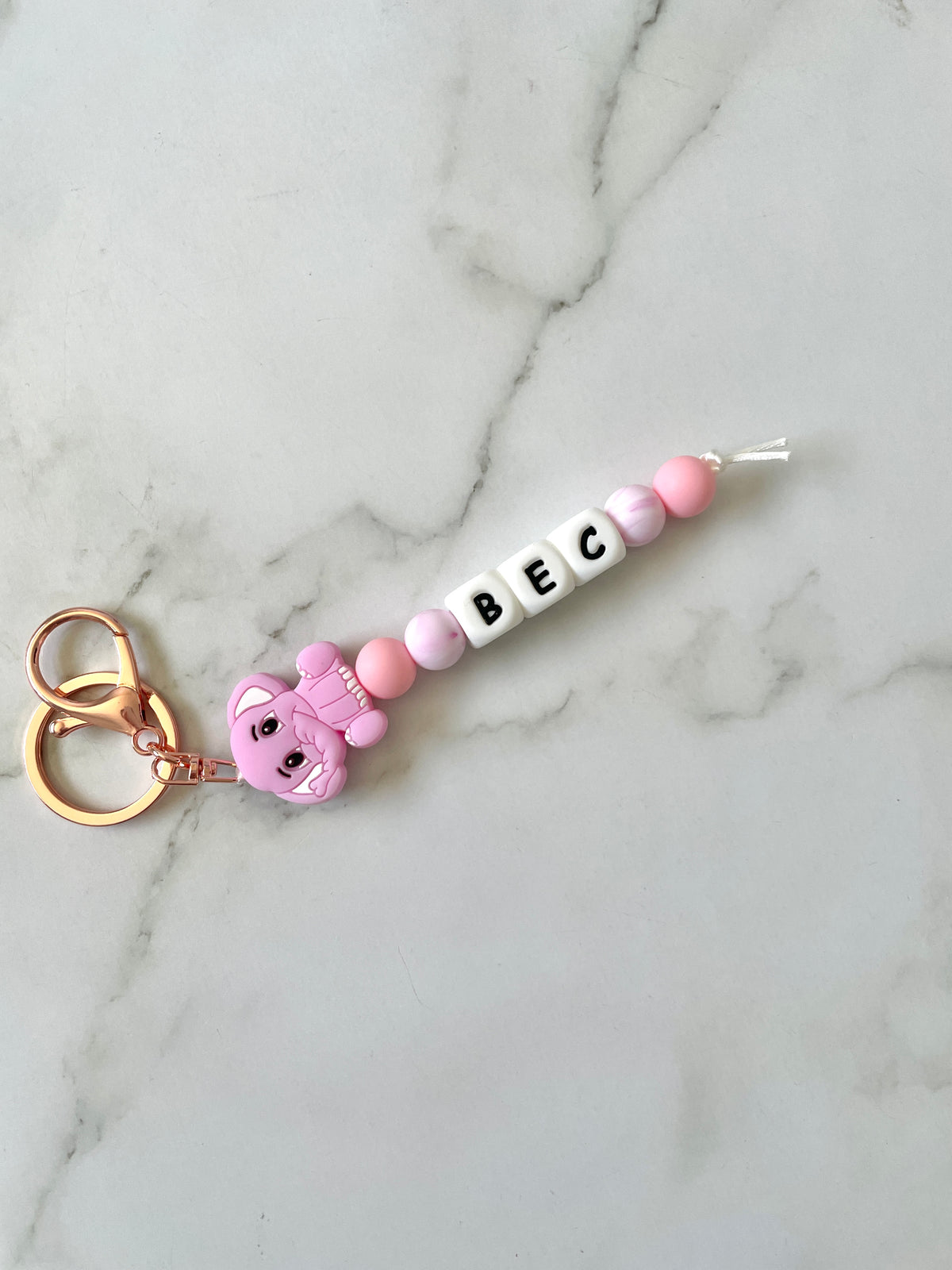 Personalised Elephant Keyring