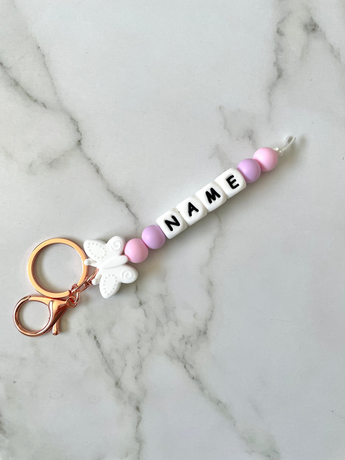 Personalised Butterfly Keyring