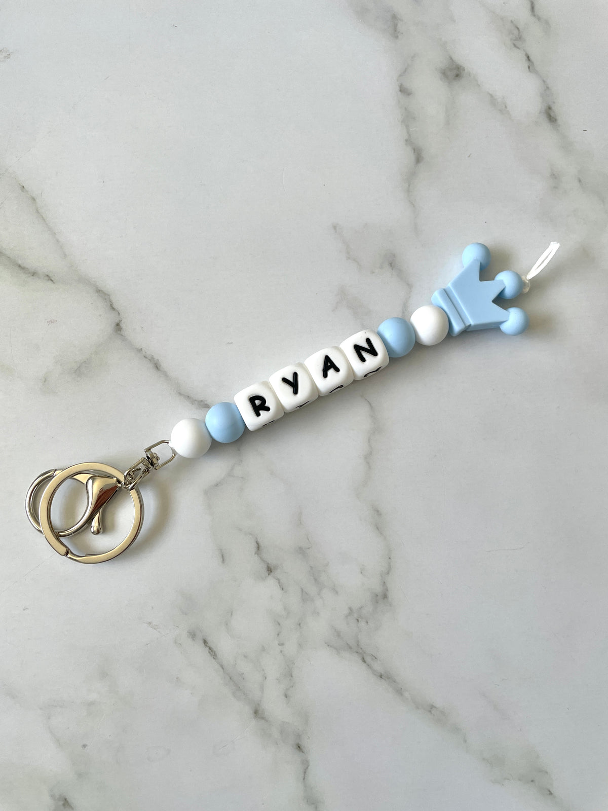 Personalised Crown Keyring