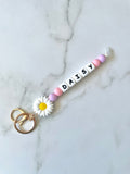 Personalised Daisy Keyring