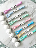 Personalised dummy chain, dummy clip, dummy holder, teddy collection