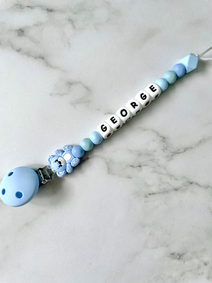 Personalised Dummy Chain - Teddy (Mixed)