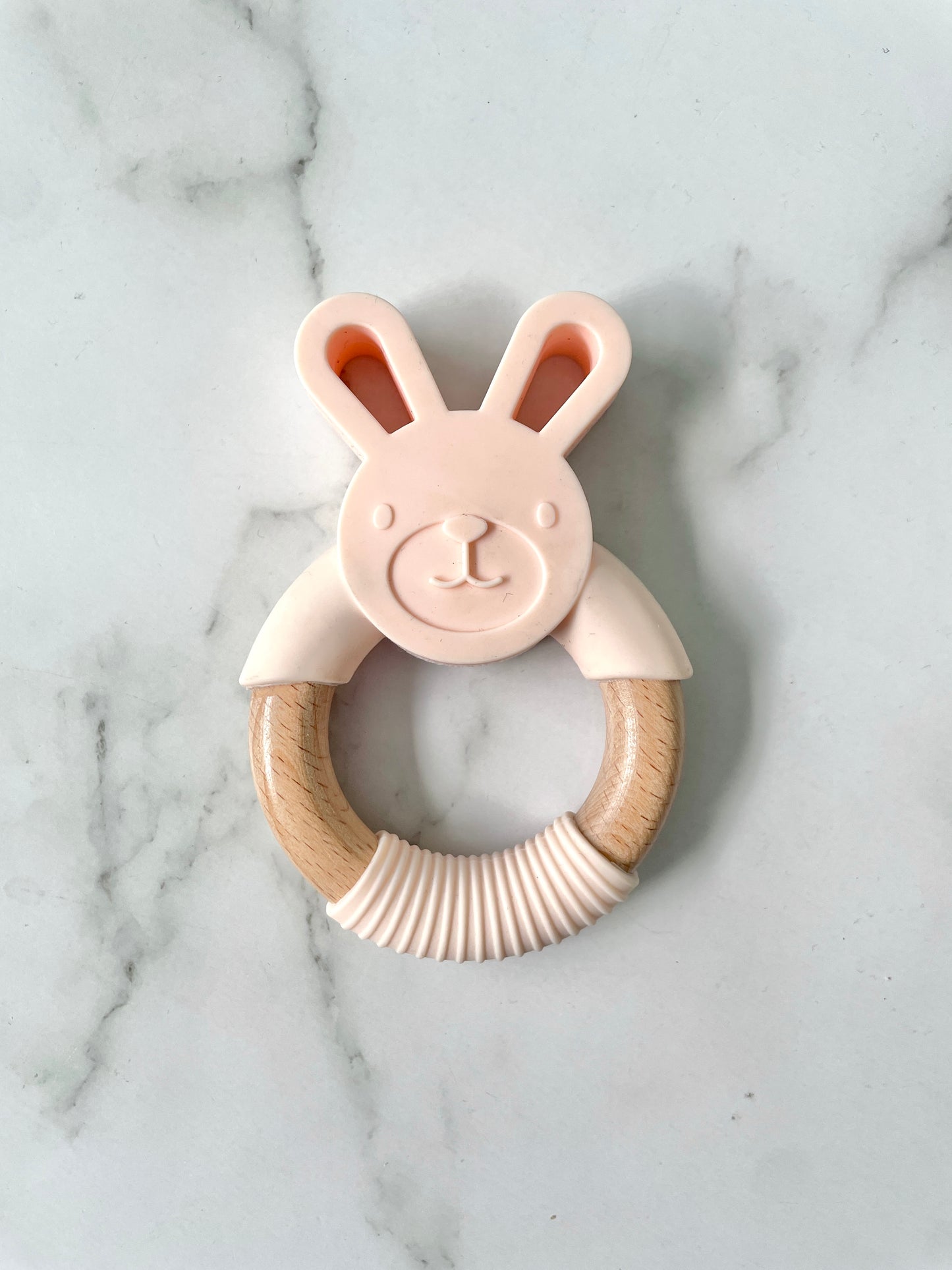 Bunny Teether - Peach