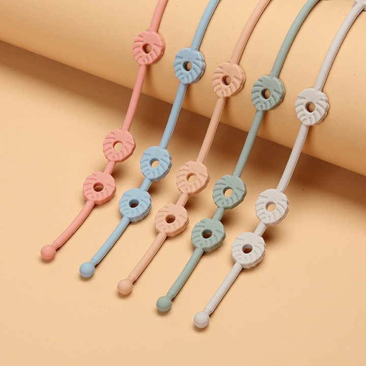 Silicone toy cup strap with leaf design for pram high chair Australia