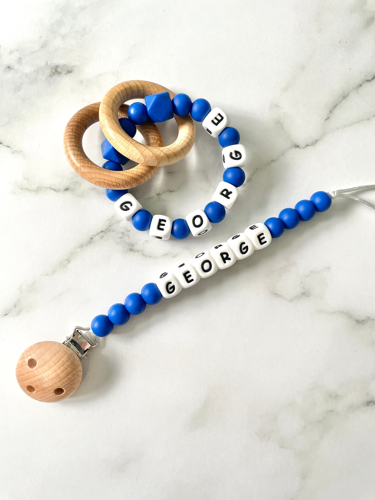 Personalised Dummy Chain - Choose Your Colour