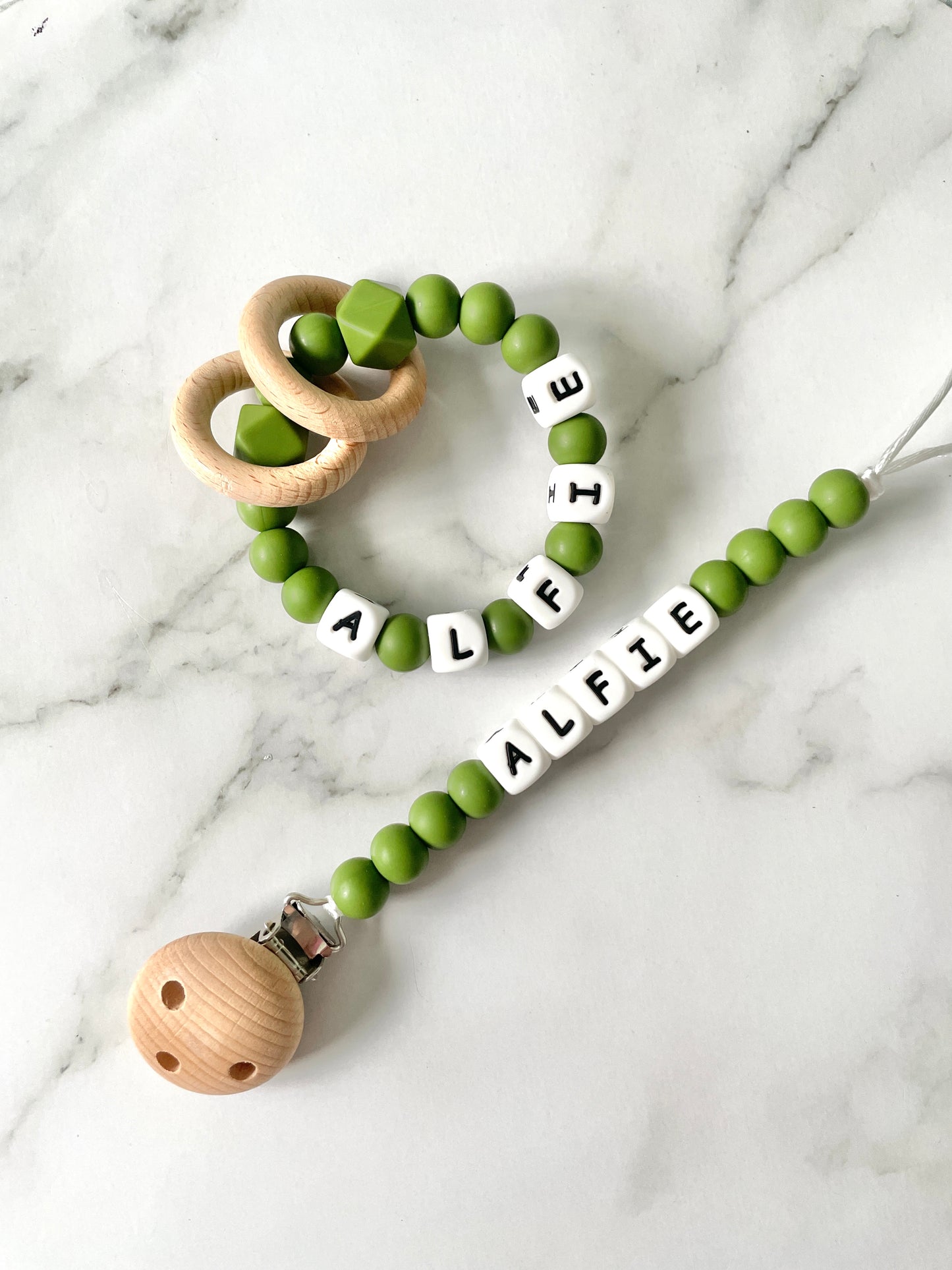 Personalised Dummy Chain - Choose Your Colour