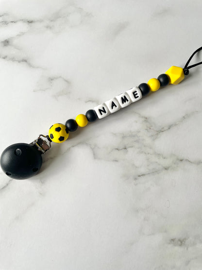 Personalised Dummy Chain - Coloured Soccer