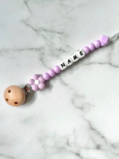 Personalised Dummy Chain - Coloured Flower