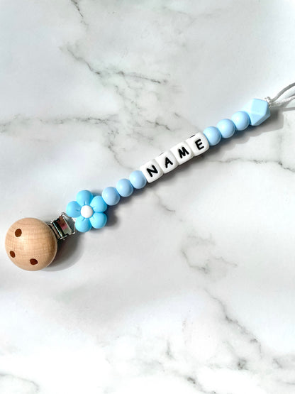 Personalised Dummy Chain - Coloured Flower