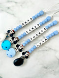 Personalised Dummy Chain - Limited Edition Boy Mouse