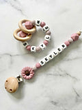 Personalised Dummy Chain - Spring Daisy