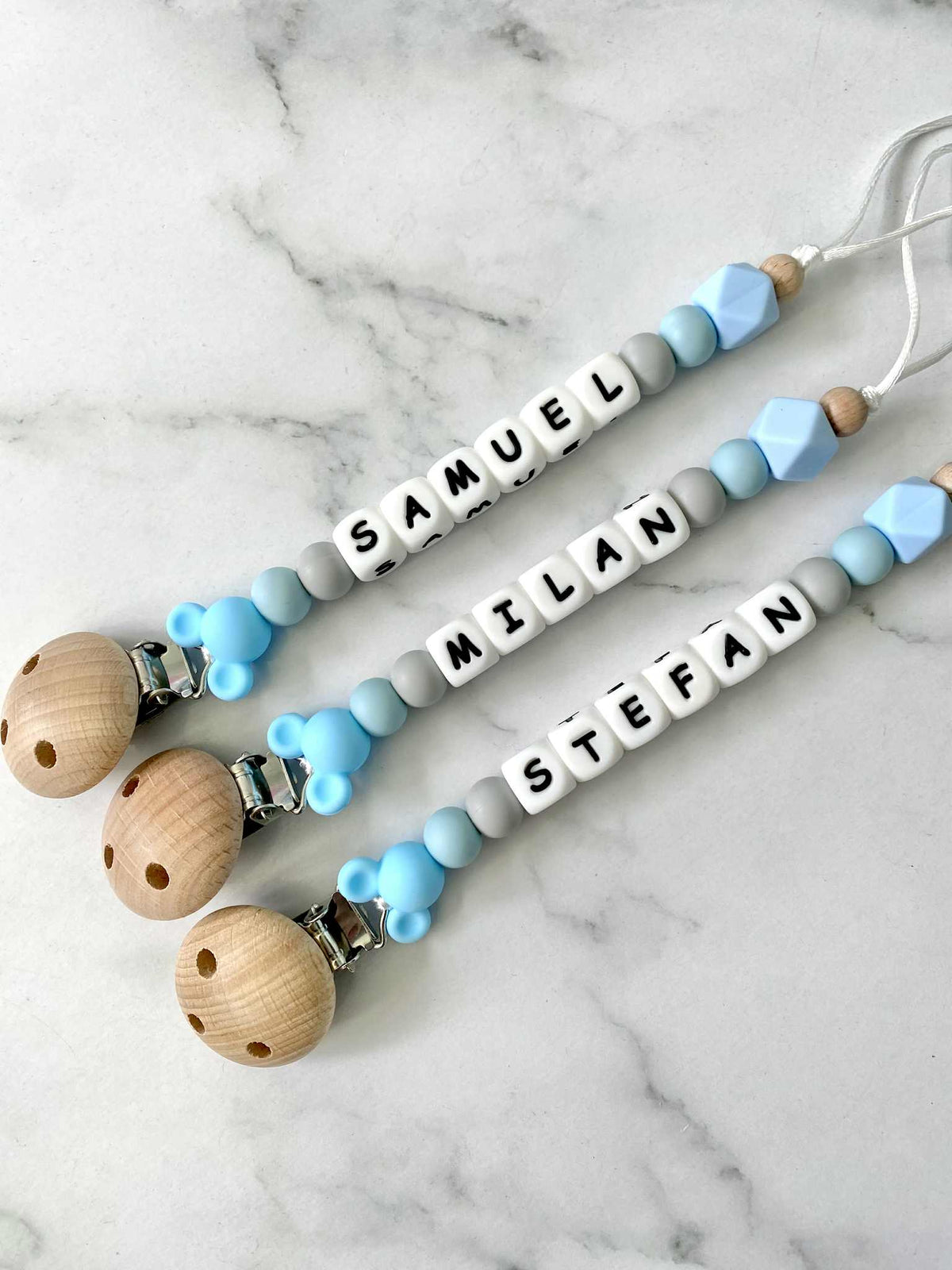 Personalised Dummy Chain -  Boy Mouse Head