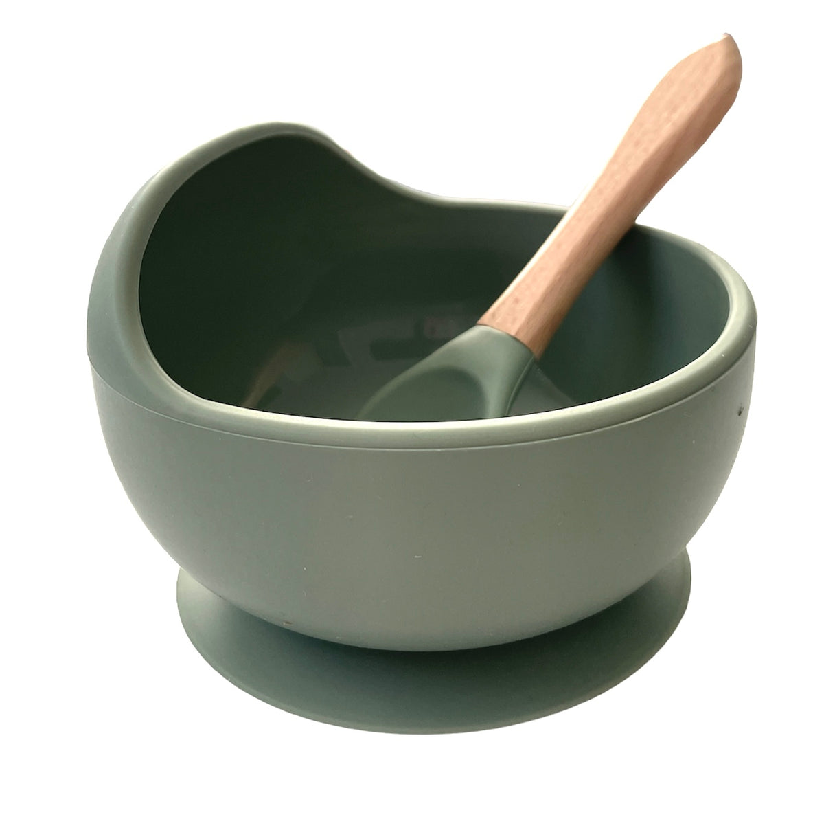 Silicone Baby Suction Bowl with Spoon