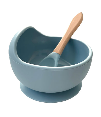 Silicone Baby Suction Bowl with Spoon