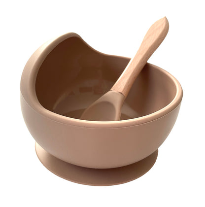 Silicone Baby Suction Bowl with Spoon
