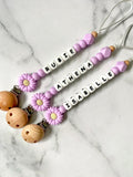 Personalised Dummy Chain - Single Colour Daisy