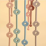 Silicone Toy/Cup Strap - Shell