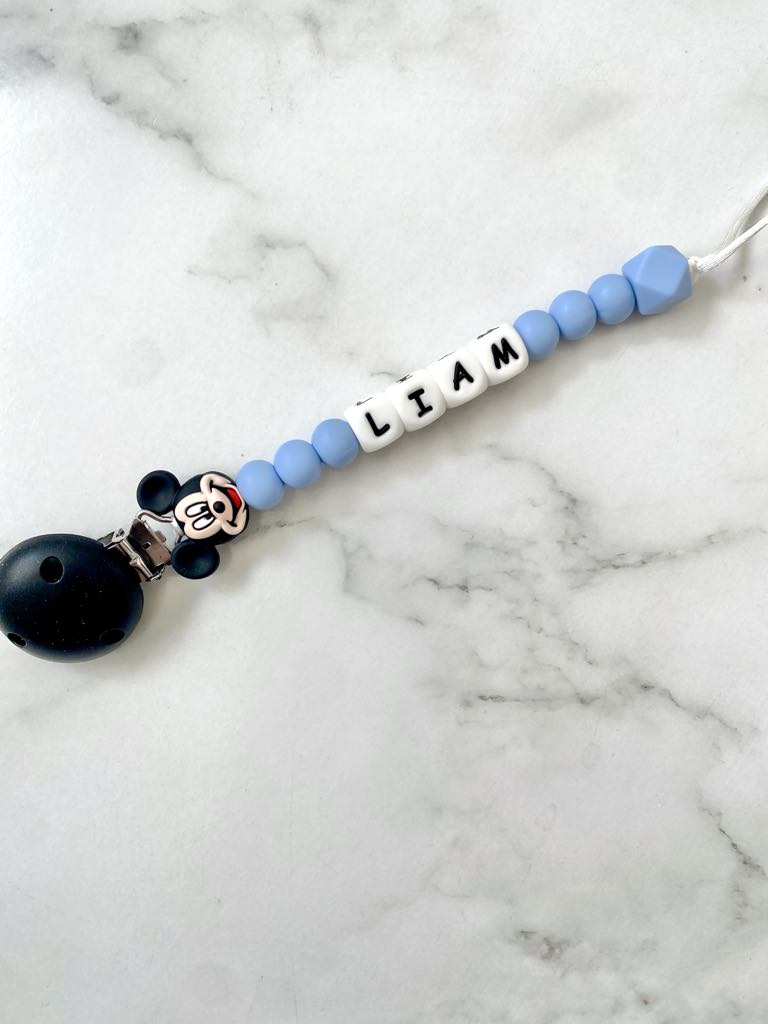 Personalised Limited Edition Mickey Dummy Chain