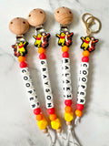 Personalised Dummy Chain - Limited Edition Poo & Tig