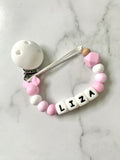 Personalised Dummy Chain - Girl Mouse Head