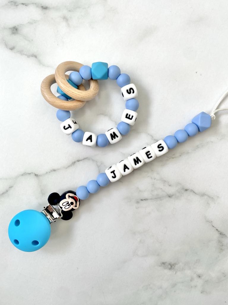 Personalised Limited Edition Mickey Dummy Chain