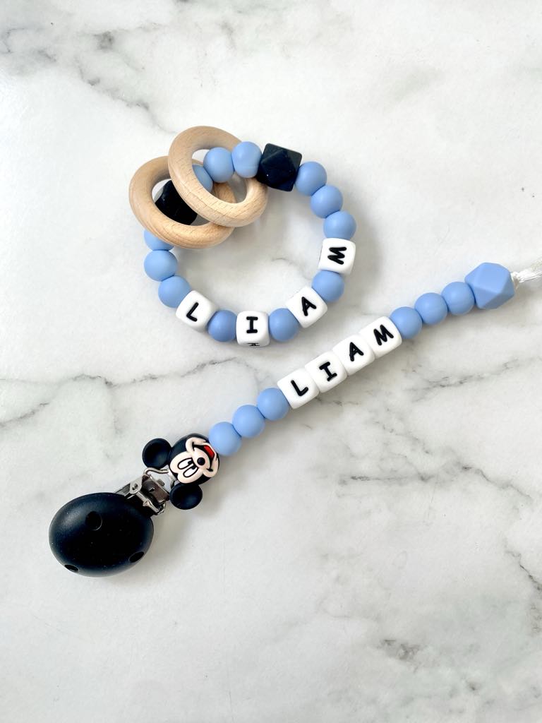 Personalised Limited Edition Mickey Dummy Chain