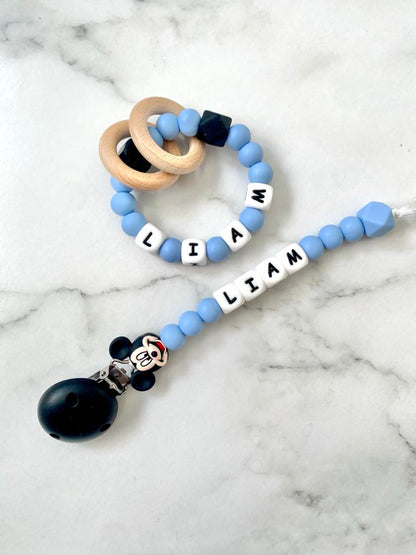 Personalised Limited Edition Mickey Dummy Chain