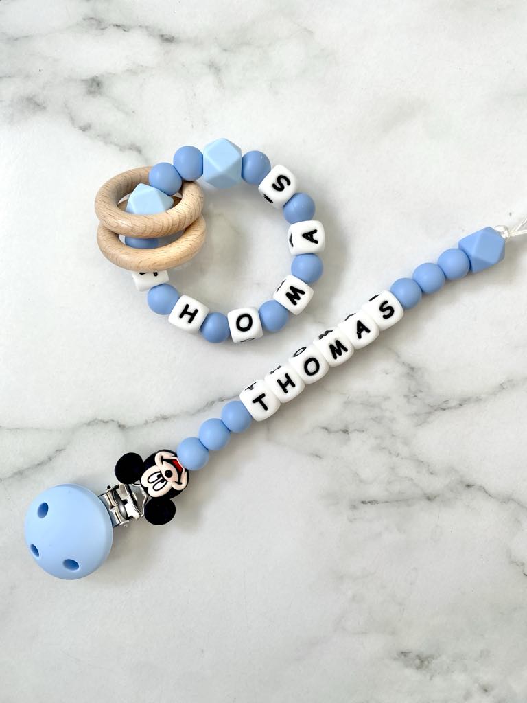 Personalised Limited Edition Mickey Dummy Chain