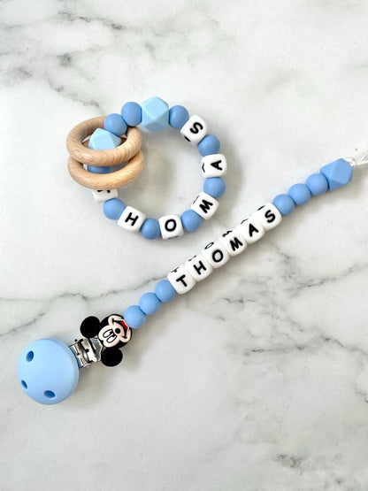 Personalised Limited Edition Mickey Dummy Chain