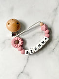 Personalised Dummy Chain - Single Colour Daisy