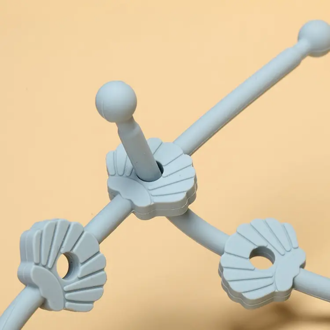 Silicone Toy/Cup Strap - Shell