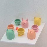 Silicone Anti Mould Bath Toys Set