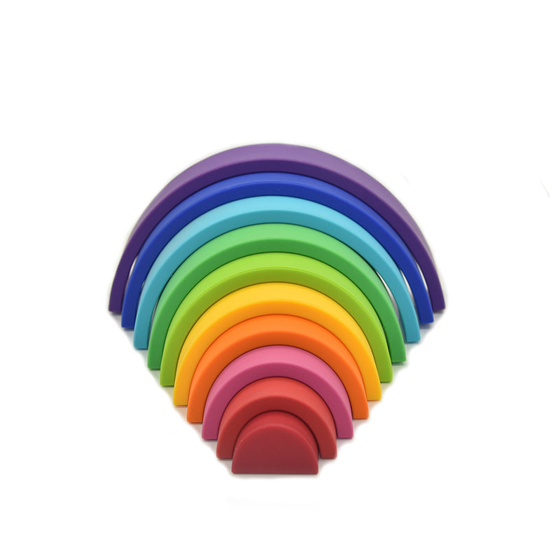 Silicone Rainbow Stacking Toy