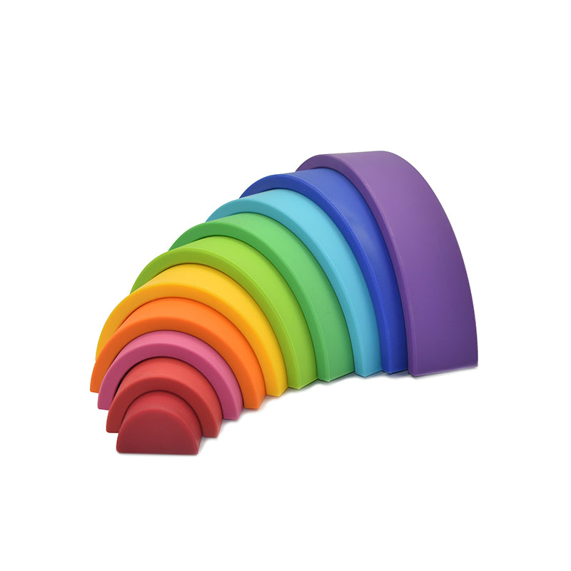 Silicone Rainbow Stacking Toy