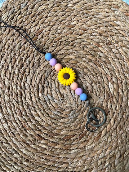 sunflower lanyard purple/orange