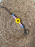 sunflower lanyard purple/orange